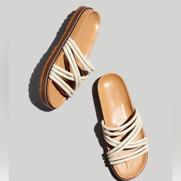 Madewell The Charley Strappy Slide Sandal, Sz. 6 - Picture 1 of 10